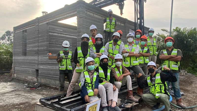 The First 3DCP House in South Asia